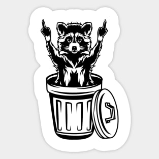 Trash Panda Birds Sticker